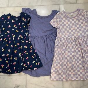 Girls Dresses. Size 5T. EUC. 1 Car & Jack, 1 Jumping Beans & 1   Wonder Nation.